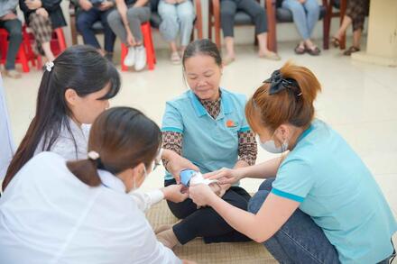 Người lao động Tiên Hưng được trang bị kiến thức và kỹ năng sơ cấp cứu cơ bản
