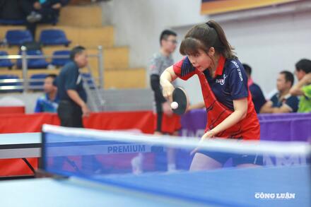 Những pha bóng hấp dẫn tại Giải vô địch bóng bàn Cúp Hội Nhà báo Việt Nam