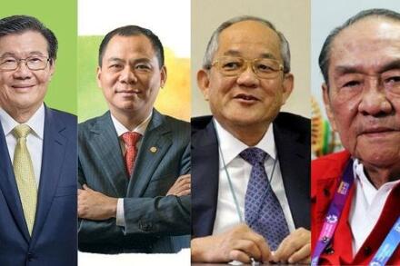 Biến động tài sản 5 tỉ phú giàu nhất Đông Nam Á