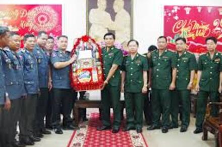 Nhiều đoàn công tác của Vương quốc Campuchia thăm chúc Tết tại An Giang
