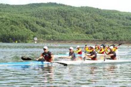 Gần 500 vận động viên tranh giải đua thuyền Rowing và Canoeing quốc gia tại Đà Nẵng