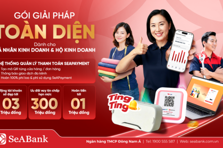 ­SeABank tung “combo” giải pháp toàn diện giúp hộ kinh doanh số hóa dòng tiền