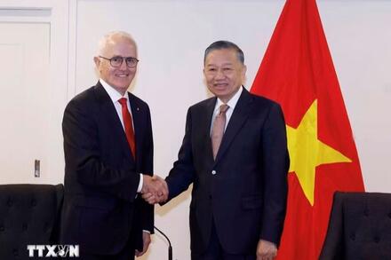 Tổng Bí thư, Chủ tịch nước Tô Lâm tiếp lãnh đạo một số doanh nghiệp tại Australia ​