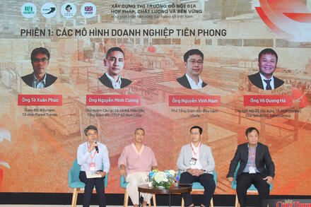 Thị trường gỗ nội địa hướng tới chuẩn mực, minh bạch và bền vững