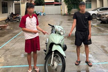 Đi xe trộm, mang kéo khiêu khích người đi đường ở Đà Nẵng