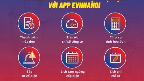 Khách hàng đánh giá cao các dịch vụ trực tuyến của EVNHANOI