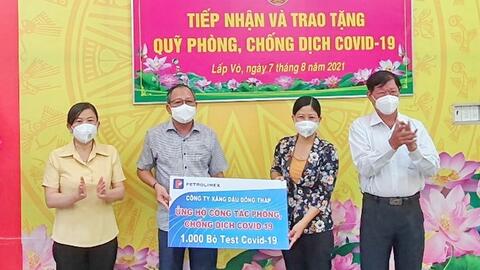 Petrolimex tiếp tục chung tay, góp sức đẩy lùi dịch Covid-19