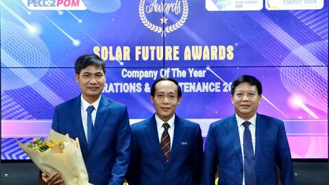 Công ty Cổ phần Tư vấn xây dựng điện 2 nhận giải thưởng 'The Solar Future Awards 2021'