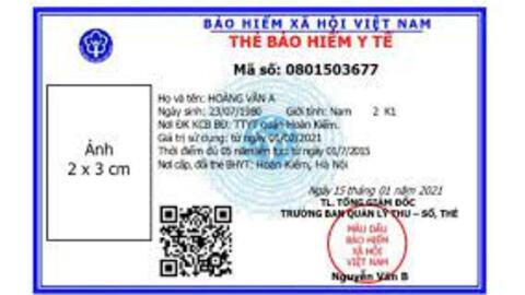 Cấp thẻ BHYT mẫu mới từ ngày 11-2