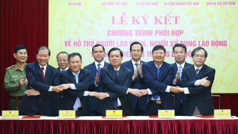 Hỗ trợ phát triển thị trường lao động, bảo đảm an sinh xã hội