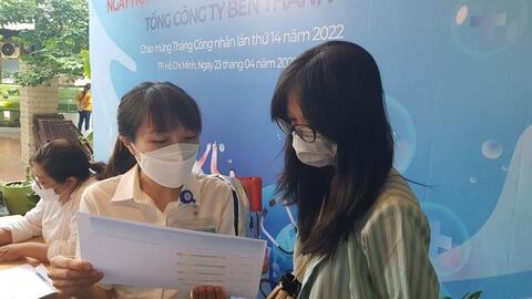 Khám sức khỏe, động viên nữ đoàn viên khó khăn