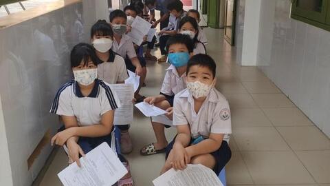 Bình Dương: Tiêm vắc xin Covid-19 cho trẻ từ 6 đến 11 tuổi