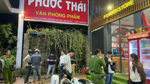 Bắt kẻ cướp dùng súng xông vào nhà sách ở Đồng Nai