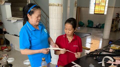 Hết lòng hỗ trợ công nhân
