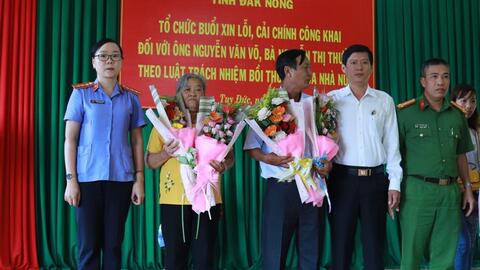 Vợ chồng bị oan sai yêu cầu bồi thường hơn 28 tỉ đồng