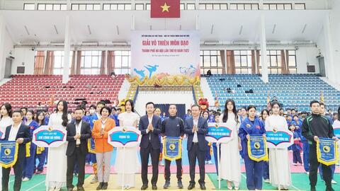 Gần 500 võ sĩ tranh tài giải võ Thiên Môn Đạo năm 2023