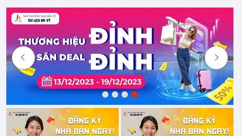 Bà Rịa - Vũng Tàu: Khách sạn giảm giá, mua 1 tặng 1 trên hội chợ du lịch trực tuyến