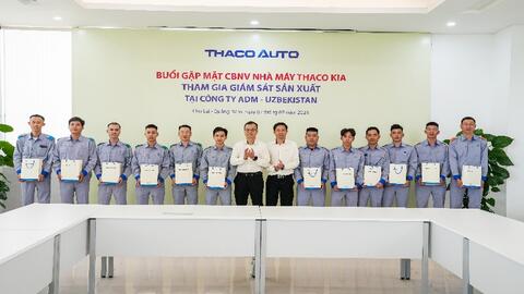 Nhà máy THACO KIA tham gia giám sát sản xuất xe Kia Sonet tại Uzbekistan