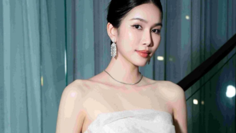 Á hậu Phương Anh thấy may mắn vì chồng vừa đẹp trai vừa nhiều tiền
