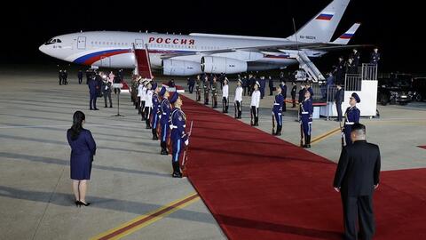 Triều Tiên long trọng đón tiếp Tổng thống Nga Putin