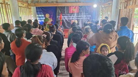 Kon Tum: Đồng bào Xơ Đăng tưởng nhớ Tổng Bí thư Nguyễn Phú Trọng
