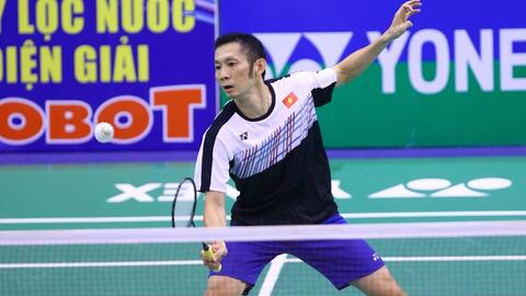Tiến Minh vào vòng chính Giải Cầu lông Vietnam Open 2024