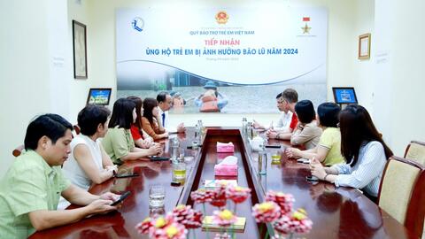 Hỗ trợ dinh dưỡng cho trẻ em bị ảnh hưởng do bão lũ