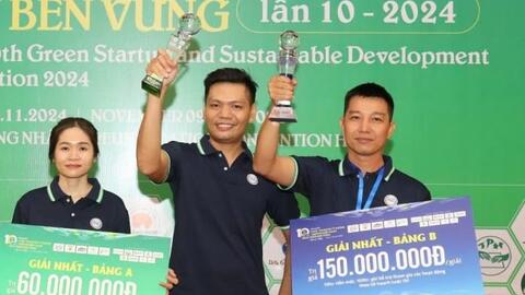 F&B thắng lớn trong cuộc thi Khởi nghiệp Xanh 2024: 8/14 dự án đoạt giải đều là sản phẩm liên quan đến dinh dưỡng
