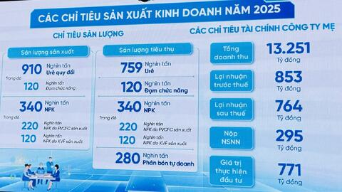 Đạm Cà Mau lên kế hoạch gì cho năm 2025?