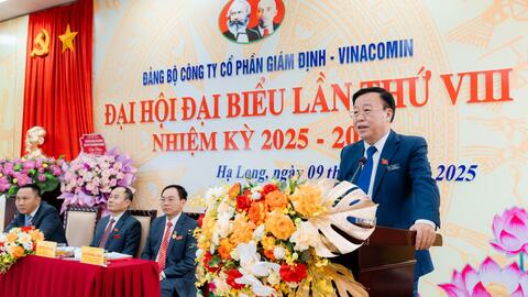 Đảng bộ Công ty Cổ phần Giám định-Vinacomin tổ chức thành công Đại hội lần VIII