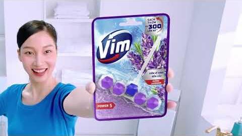 Viên Treo Bồn Cầu Vim Power 5 – Giữ Nhà Vệ Sinh Sạch Thơm Mát Tới 300 Lần Xả