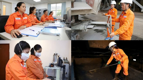 Khi phụ nữ là công nhân vận hành nhà máy điện