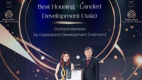 CapitaLand Development thăng hoa tại Giải thưởng Bất động sản châu Á