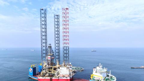 Giàn khoan PV DRILLING IX về đến Vũng Tàu sau khi vượt 12.855,6 hải lý