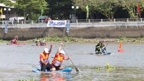 Sôi nổi Giải đua thuyền ván sup thành phố Cần Thơ mở rộng năm 2025