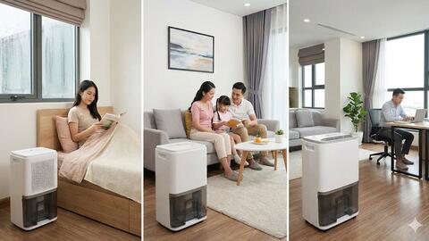 Máy hút ẩm hút được bao nhiêu lít nước mỗi ngày?