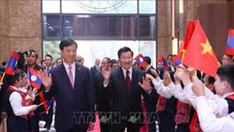 Không ngừng vun đắp, phát triển mối quan hệ đặc biệt Việt Nam - Lào