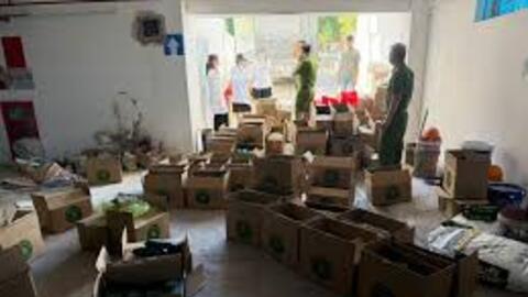 Phát hiện hơn 4,6 tấn cà phê bột nghi là hàng giả chuẩn bị được đưa ra thị trường