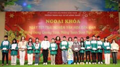 Giáo dục truyền thống qua trải nghiệm Tết cổ truyền tại trường học