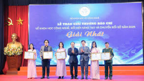 Phát động Giải thưởng báo chí khoa học, công nghệ và chuyển đổi số năm 2026