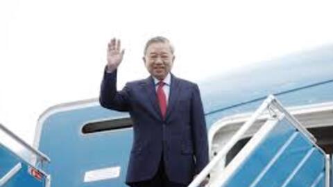 Tổng Bí thư Tô Lâm lên đường tham dự cuộc họp khai mạc Hội đồng Hòa bình về Gaza tại Hoa Kỳ