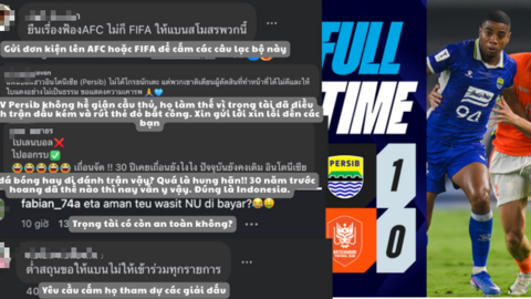 CĐV Thái Lan đòi FIFA cấm CLB Indonesia sau hỗn loạn