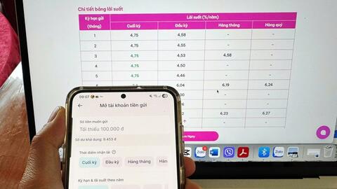 Gửi tiết kiệm online ngân hàng nào lãi suất cao nhất trong dịp Tết?