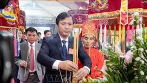 Giữ hồn thượng võ nơi sân vật Đền Trúc Lâm