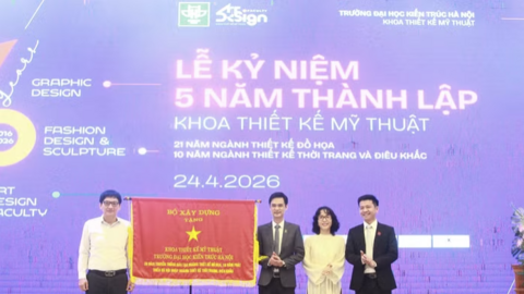 Kỷ niệm 5 năm thành lập khoa Thiết kế Mỹ thuật, Trường Đại học Kiến trúc Hà Nội