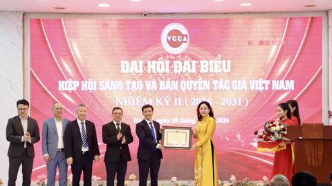Hiệp hội Sáng tạo và Bản quyền tác giả Việt Nam tổ chức Đại hội nhiệm kỳ 2026 - 2031
