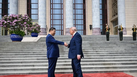 Trung Quốc tổ chức lễ đón trọng thể Tổng thống Mỹ Donald Trump