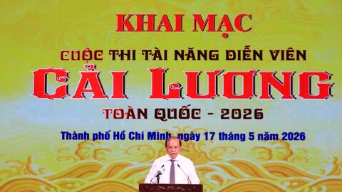 Sôi động đêm khai mạc Cuộc thi Tài năng diễn viên Cải lương toàn quốc 2026