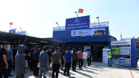 Vingroup tuyển 20.000 lao động cho dự án KĐT Thể thao Quốc tế: Người địa phương kỳ vọng đổi đời ngay trên quê hương