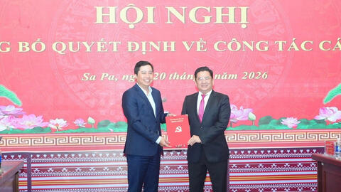 Lào Cai chuẩn y ông Tô Ngọc Liễn giữ chức Bí thư Đảng ủy phường Sa Pa